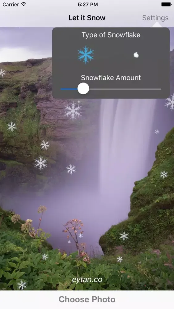 Скриншоты Let It Snow! on Your Photos