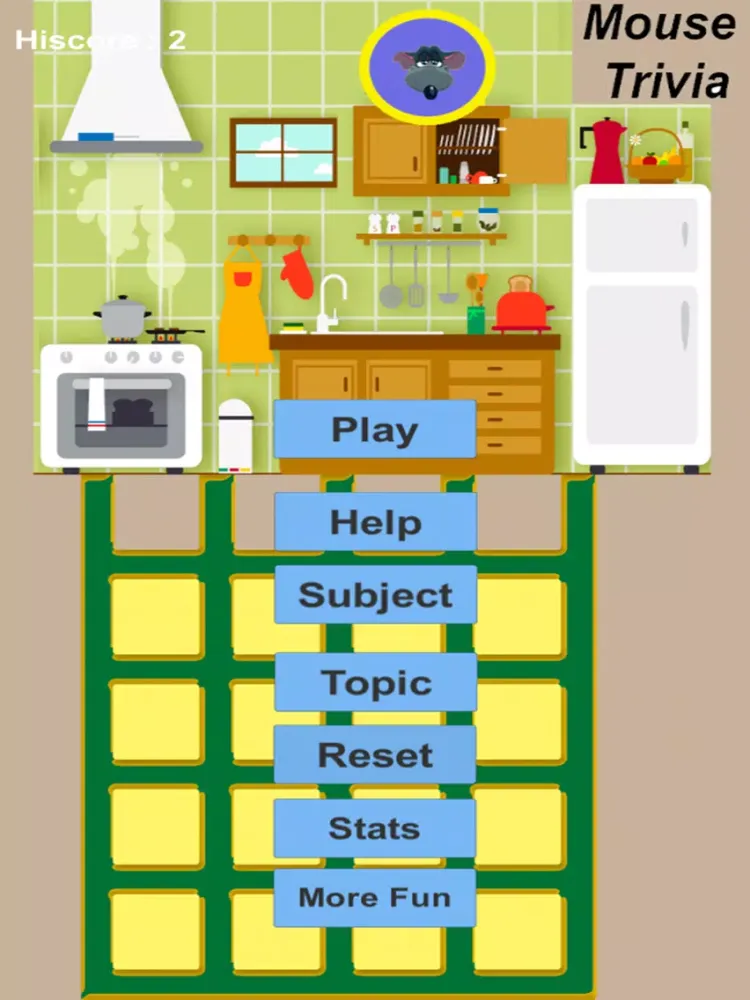Mouse Trivia iPad  Screenshots
