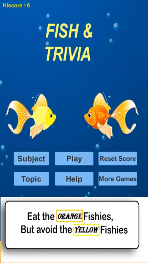 Little Fish with Math Trivia स्क्रीनशॉट