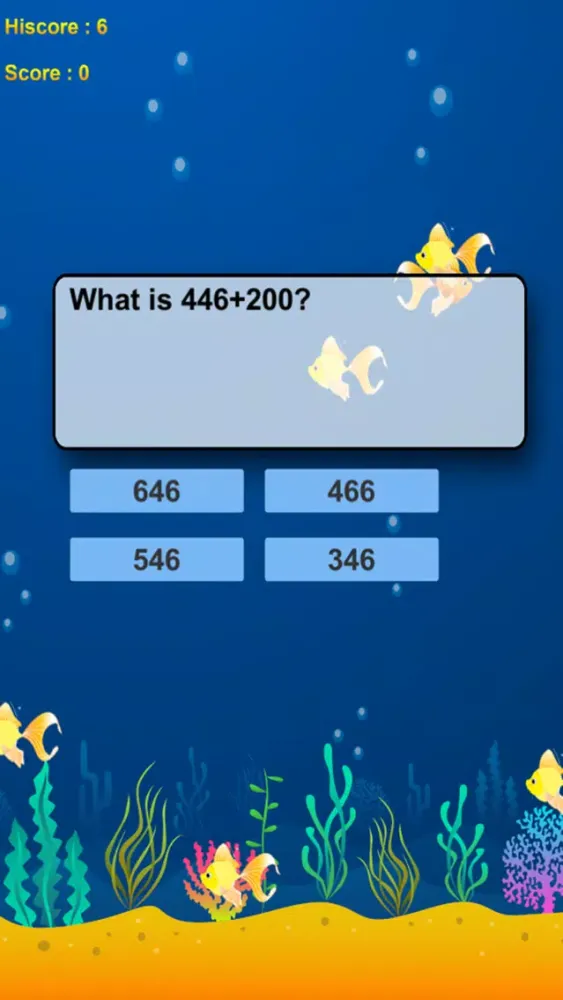 Little Fish with Math Trivia स्क्रीनशॉट