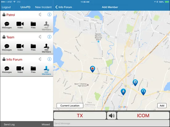 Mutualink Edge iPad 應用截圖
