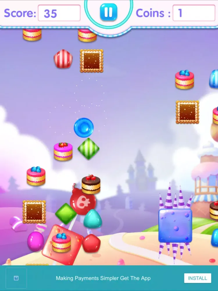 Candy Jump iPad Screenshots