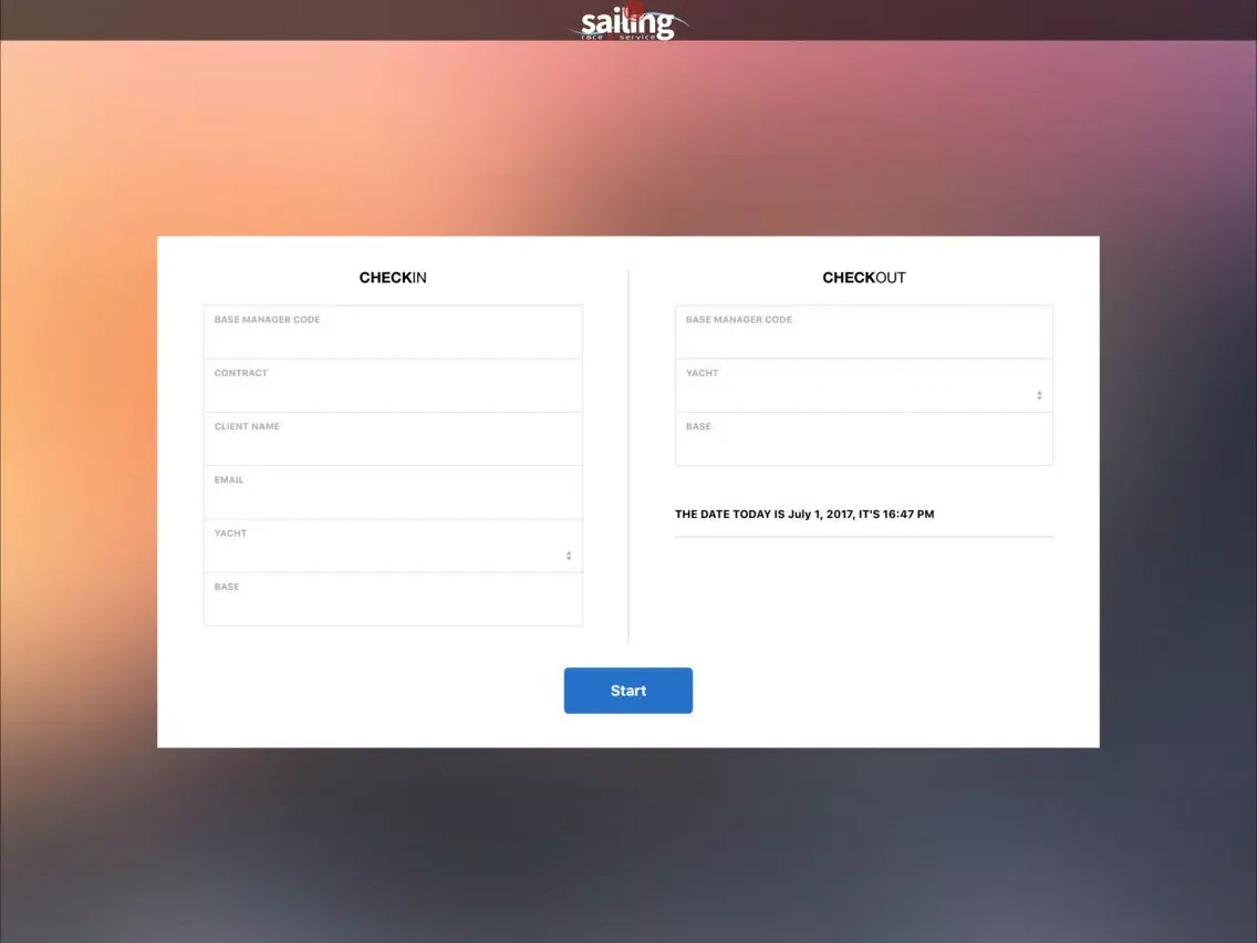 Sailing Charter Checklist iPad  Screenshots