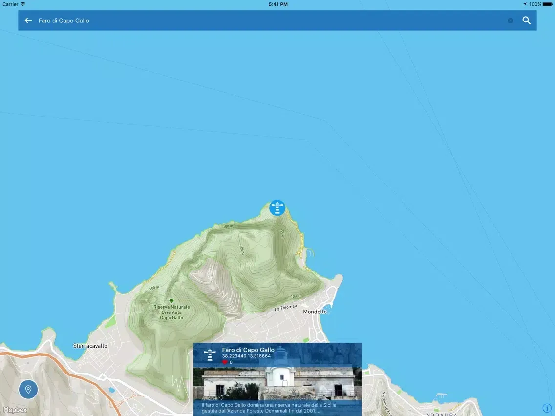 Tangkapan layar You DIVE iPad 