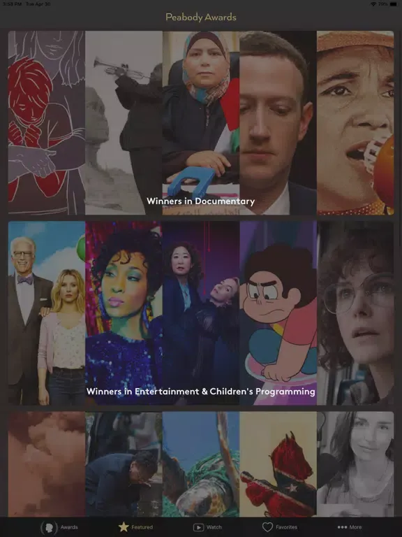 تصاویر Peabody Awards iPad 