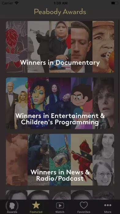 تصاویر Peabody Awards