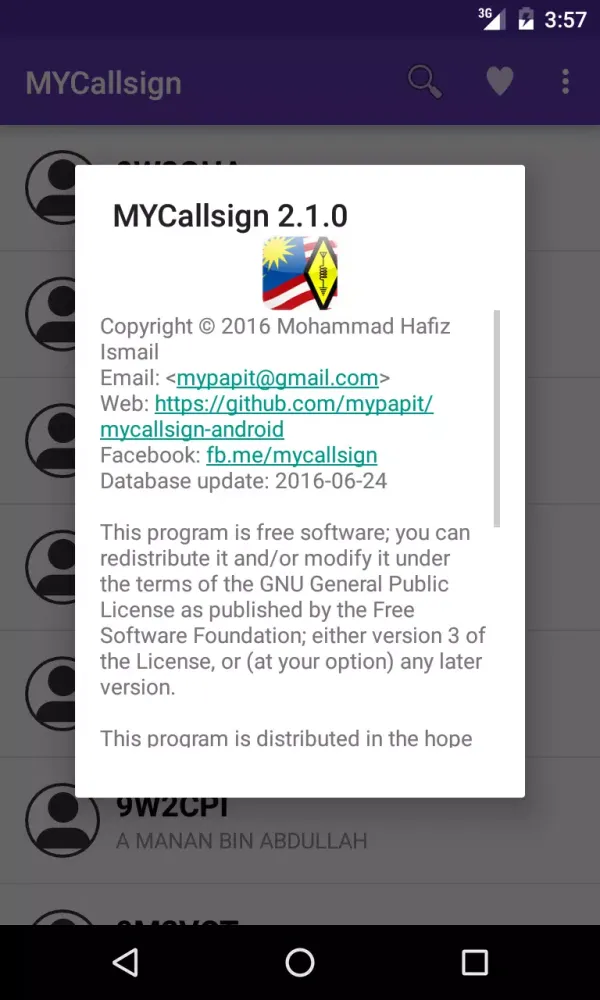 MYCallsign应用截图