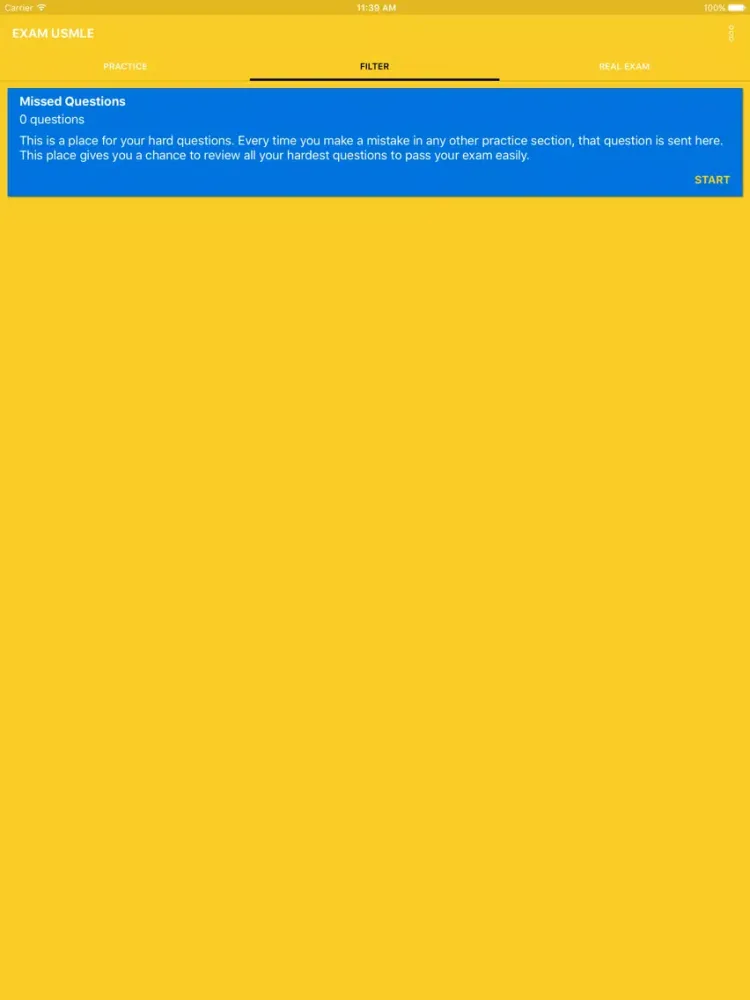 Ảnh chụp màn hình của 600 USMLE Exam Prep Tests iPad 