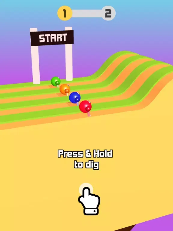 Dig Race 3D iPad  Ekran Görüntüleri