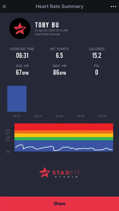 StarFit Go سکرین شاٹس
