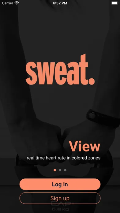 Tangkapan skrin Sweat. HR