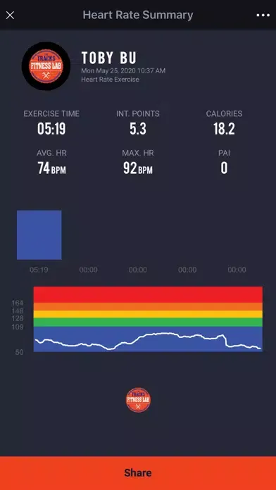 Ảnh chụp màn hình của The Tracks Fitness Lab