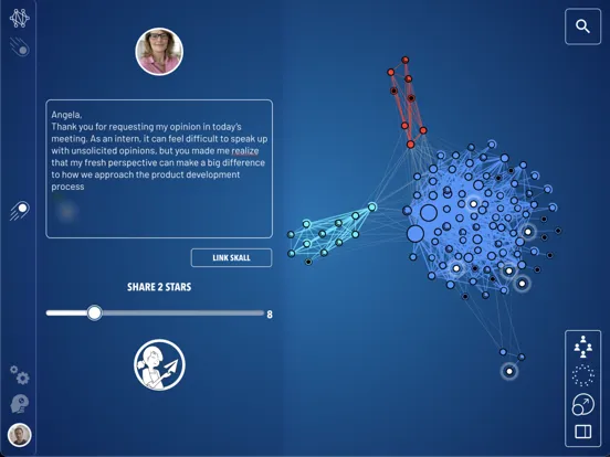Capturas de tela do staRHs - positive feedback iPad 