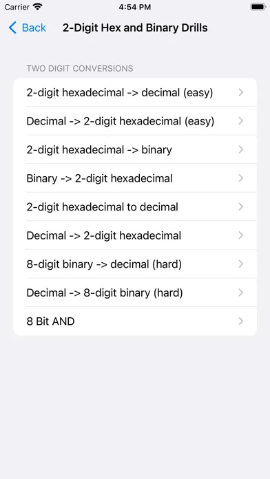 CIDR Trainer Screenshots