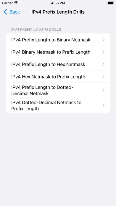 CIDR Trainer Screenshots