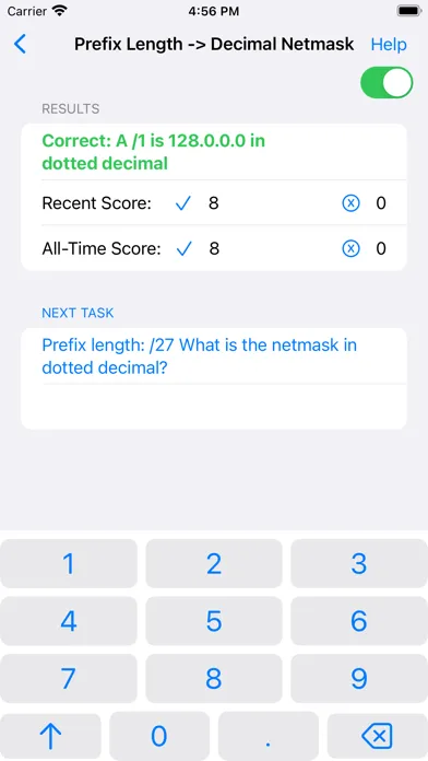 CIDR Trainer Screenshots