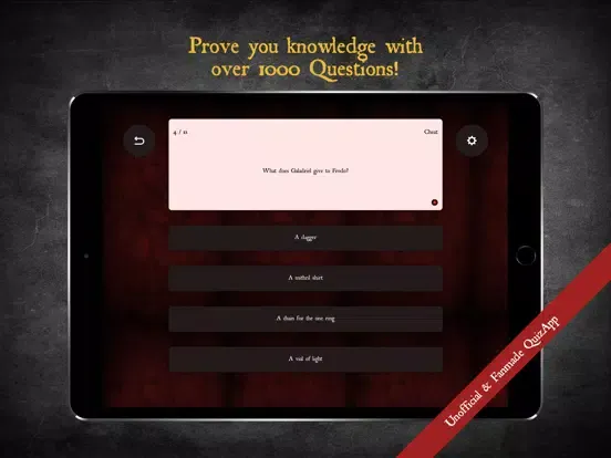 One Quiz to rule them all iPad 应用截图