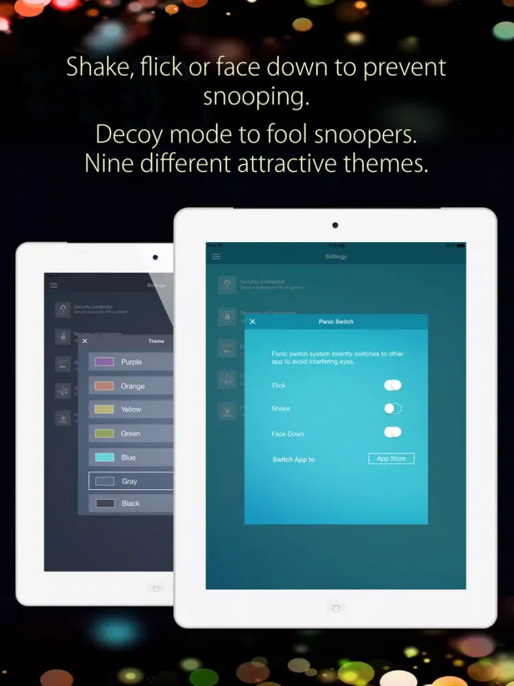 Captures d'écran de Secure Photo Gallery Pro iPad 