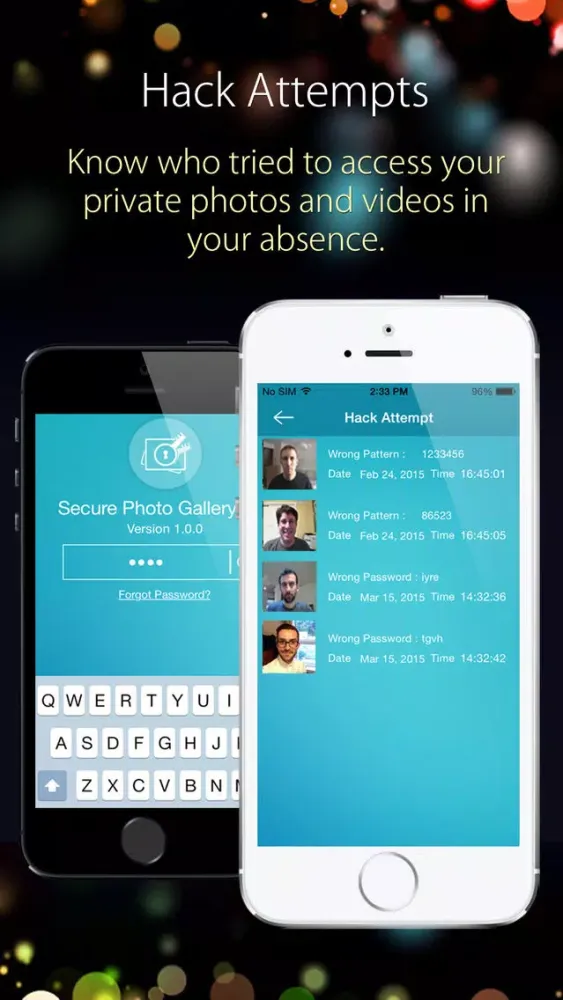 Captures d'écran de Secure Photo Gallery Pro