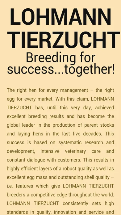 Lohmann Tierzucht 스크린샷