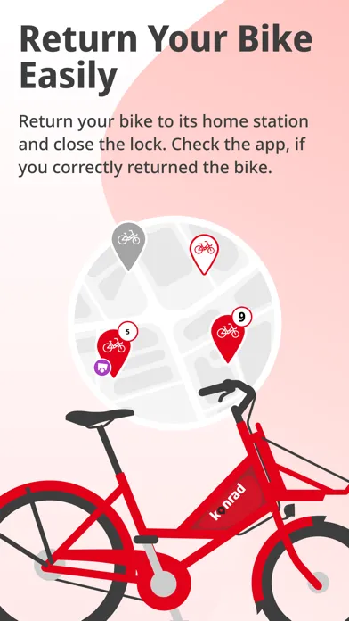 ภาพหน้าจอของ Mein konrad (nextbike)
