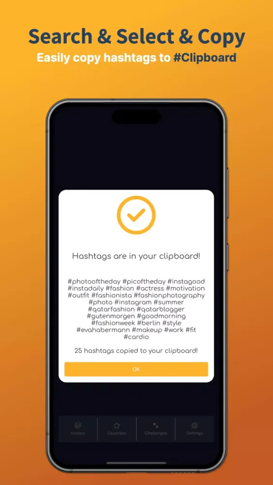 Trending Hashtags Inspector AI Screenshots
