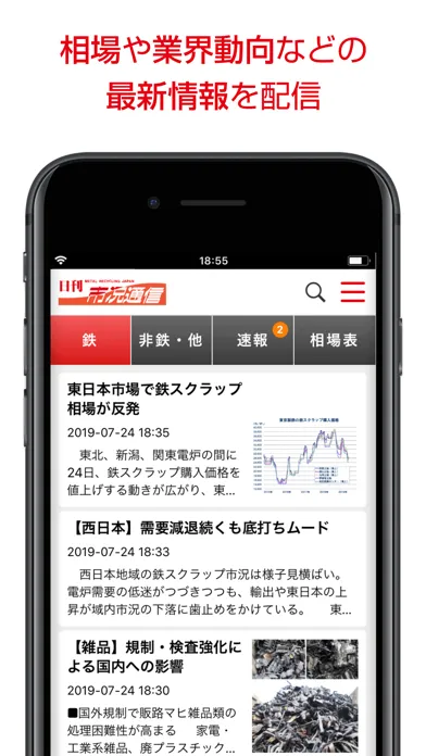 Ảnh chụp màn hình của 日刊市况通信 電子版