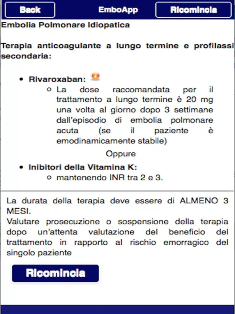 Capturas de tela do EmboApp iPad