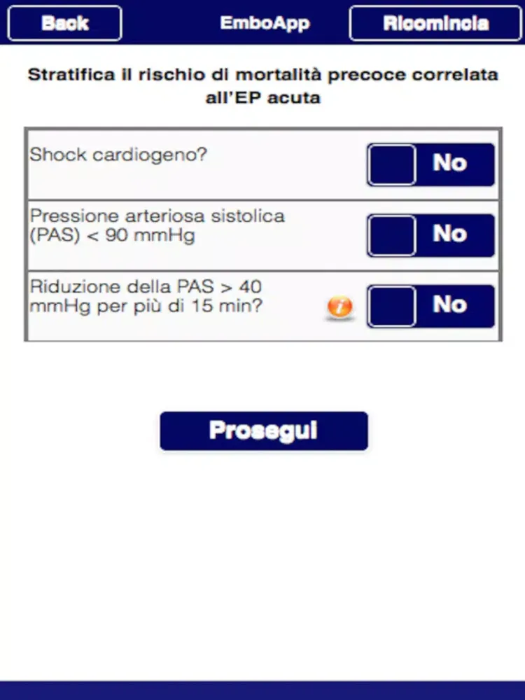 Capturas de tela do EmboApp iPad