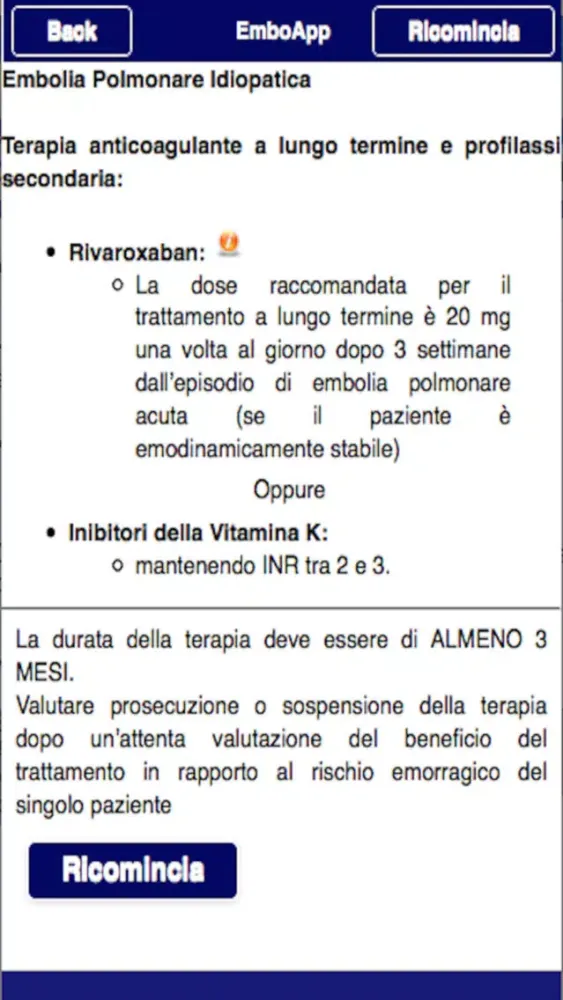 Capturas de tela do EmboApp