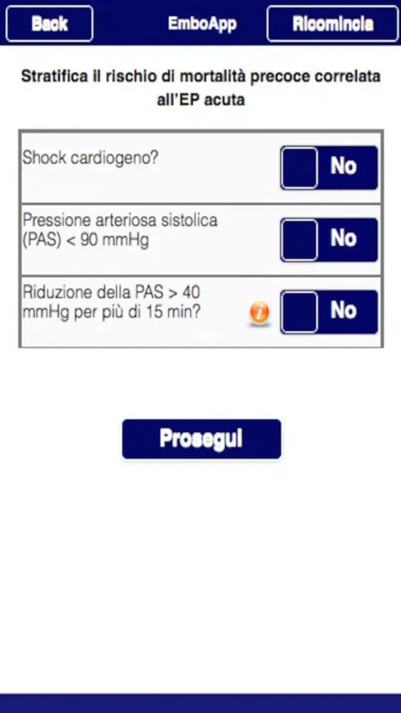 Capturas de tela do EmboApp