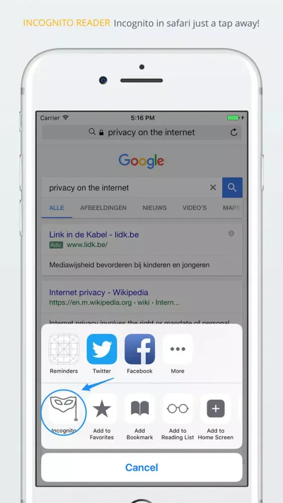 Incognito Reader应用截图