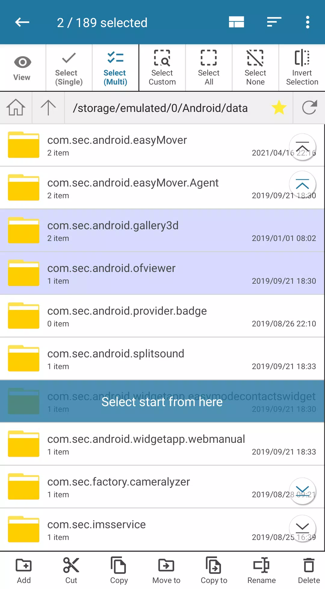 ภาพหน้าจอของ Batch File Manager/Bulk Rename