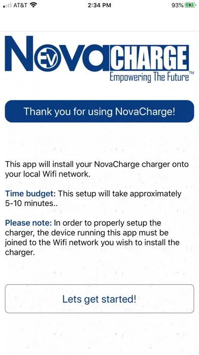 NovaCharge Installer سکرین شاٹس