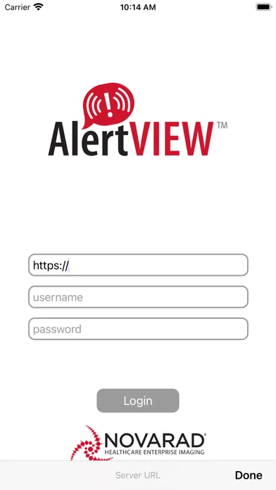 Novarad AlertView Ekran Görüntüleri