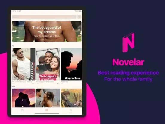 Novelar - Your Favorite books iPad  Screenshots