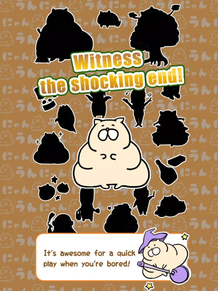 Ảnh chụp màn hình của Un-nyan -Kitty Evolution- funny tragic story for boredom iPad 