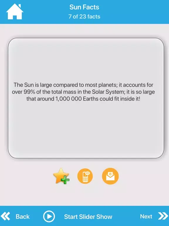 Capturas de pantalla de Interesting Astronomy Facts iPad 