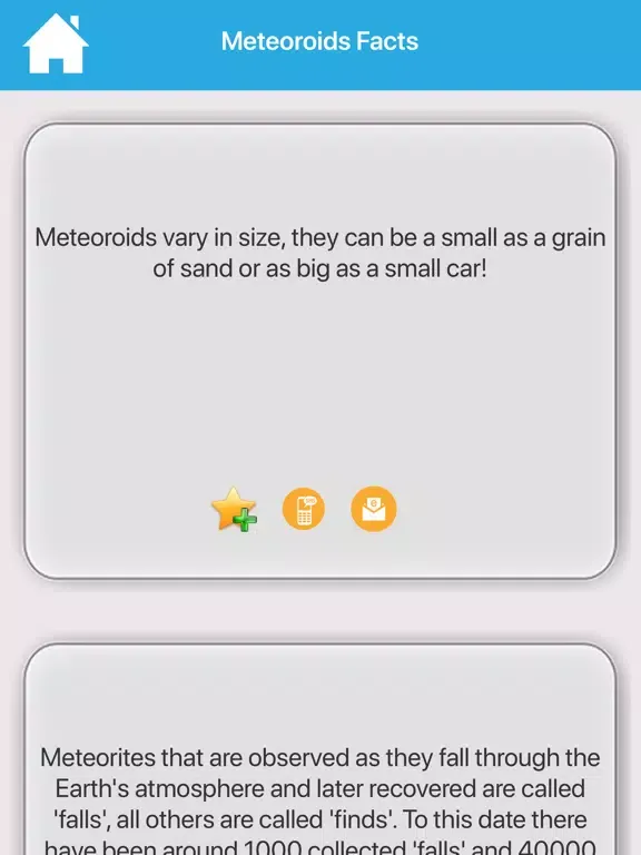 Capturas de pantalla de Interesting Astronomy Facts iPad 