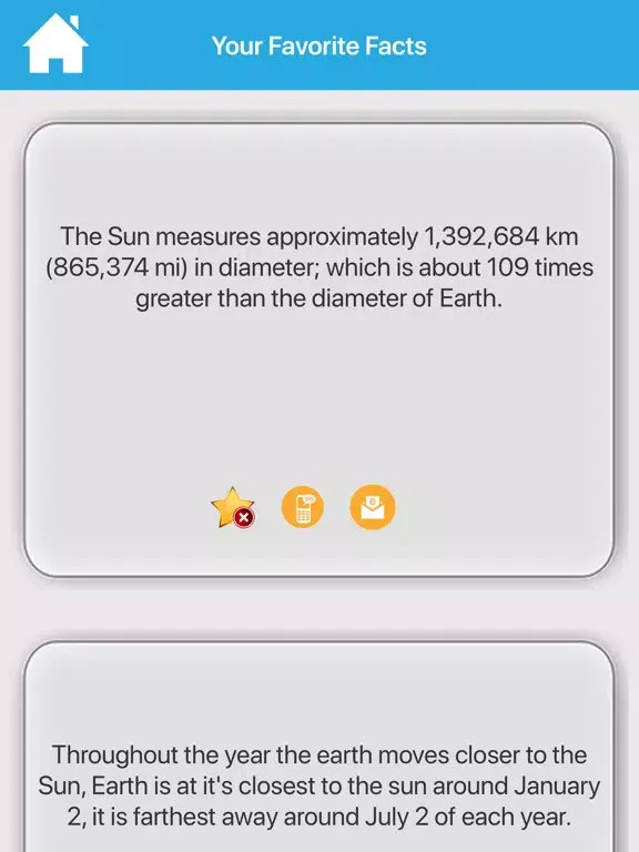 Capturas de pantalla de Interesting Astronomy Facts iPad 