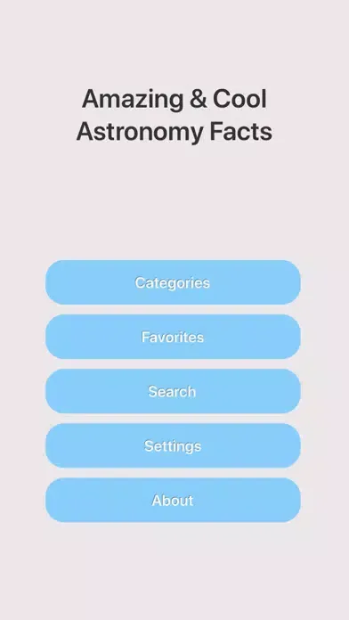 Capturas de pantalla de Interesting Astronomy Facts