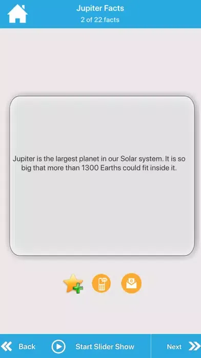 Capturas de pantalla de Interesting Astronomy Facts