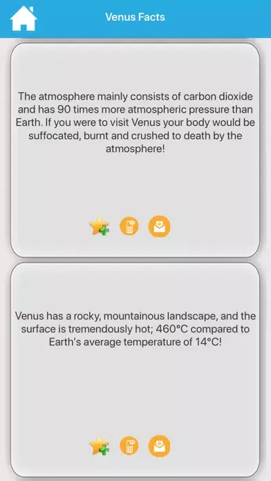 Capturas de pantalla de Interesting Astronomy Facts