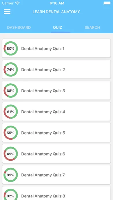 Captures d'écran de Learn Dental Anatomy