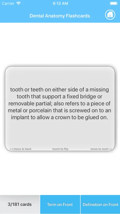 Captures d'écran de Learn Dental Anatomy