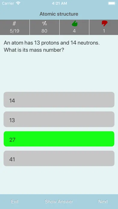 GCSE Chemistry Quiz应用截图