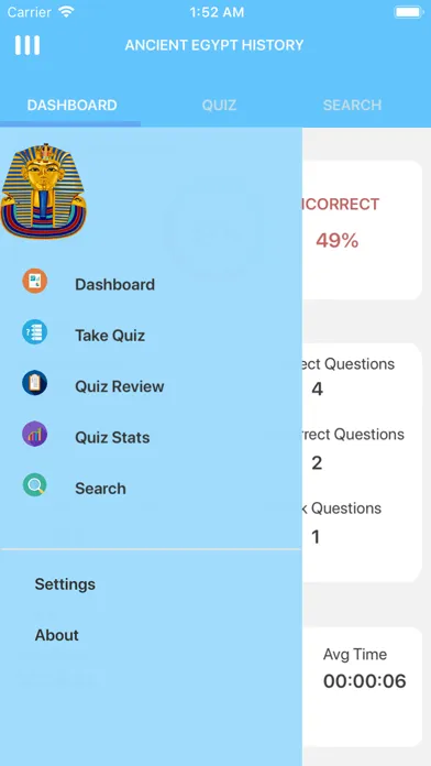 Ancient Egypt Quizzes应用截图