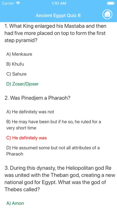 Ancient Egypt Quizzes应用截图
