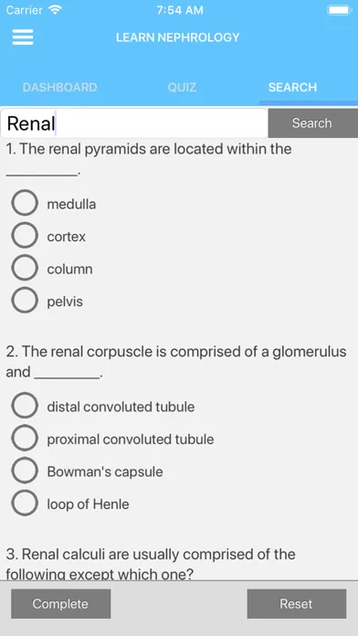 Tangkapan skrin Learn Nephrology