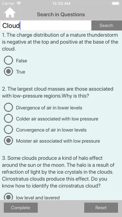 Ảnh chụp màn hình của The Weather Quizzes